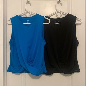SOLD!!!! DSG Blue & Black BUNDLE - Women’s Front Twist Tank Top -